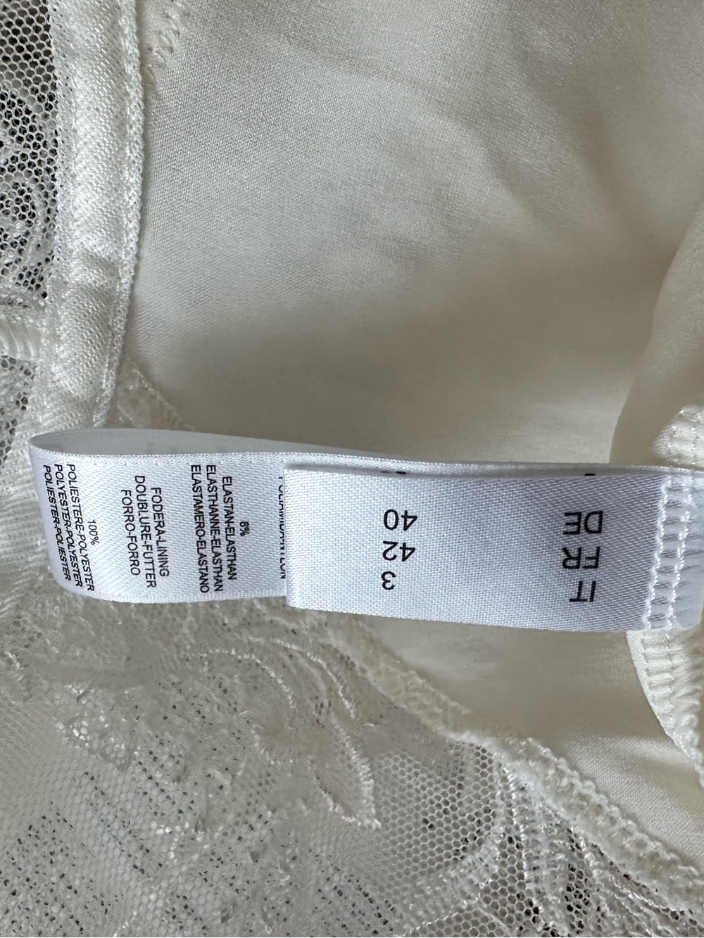 New🤍La Perla white/ Ivory Silk and Lace bridal slip dress. #100 - Picture 12 of 14